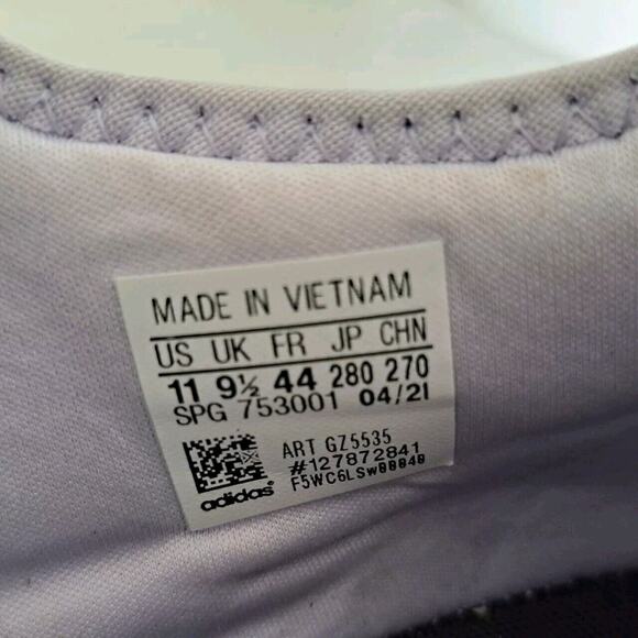 Adidas Running Shoes Sneakers Women's US Size 11 Cloudfoam Pure 2.0 Lavendar - Picture 9 of 11